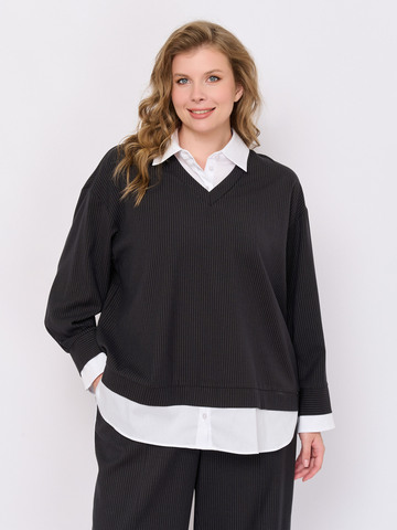 Э8401.1023/м/25-02 Блуза Mat Fashion