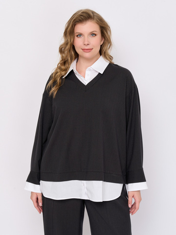 Э8401.1023/м/25-02 Блуза Mat Fashion